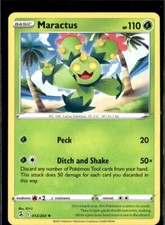 Pokemon Maractus 012/264 Fusion Strike Non Holo Rare 5 Card Lot