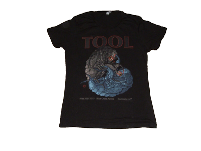 TOOL BAND TOUR T-SHIRT RARE ALIEN DESIGN Rochester NY 2017 Women's