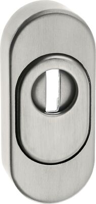 Schlüsselrosette 0815/0000 Aluminium F12 Schildstärke 14,5 mm PZ oval EDI