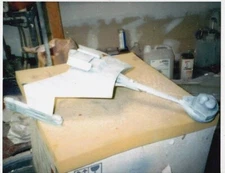 Lot 2: KLINGON SHIP MODEL - 8 x 10 photo from STAR TREK the original series