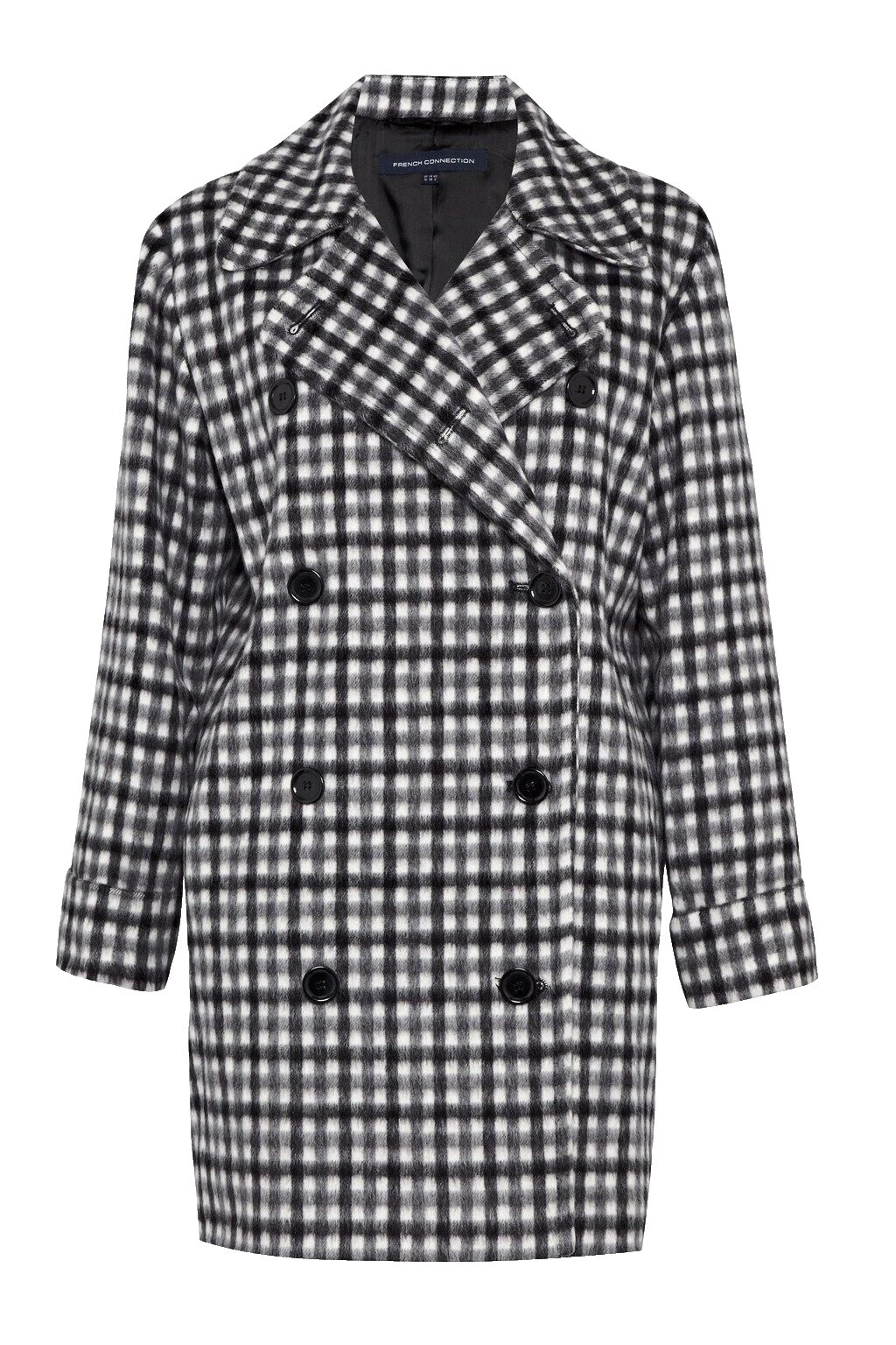French Connection Check Regular Size Coats, Jackets & Vests for Women