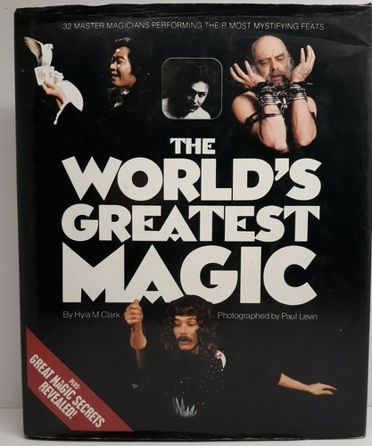 The Worlds Greatest Magic+Great Magic Secrets Revealed Hard Cover Magical Book!! - Foto 1 di 11