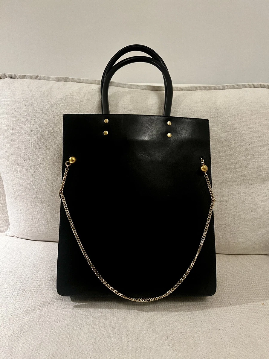 Other Stories Structured Leather Tote Shoulder Bag With