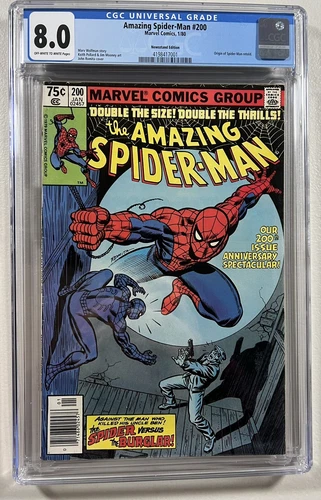 Amazing Spider-Man 200 (Marvel, 1980)  CGC 8.0  **Newstand**