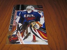OSCAR DANSK ERIE OTTERS AUTOGRAPHED- BLUE JACKETS 4X6 PHOTO # 8-FALCONS