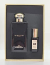 Jo Malone Oud & Bergamot 3.3/3.4 oz Cologne Intense 100 ml Spray Gift Set w/Mini