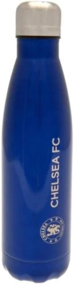 Chelsea FC Water Bottle Stainless Steel Thermal Flask 550ml Official Licensed