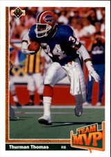 1991 Upper Deck Football 251-500 You Pick Complete A Set