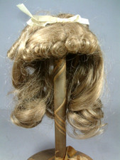 Vintage Blond Synthetic Doll Wig Size 8.5" Circumference LOOK