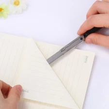 5pcs Lockable Cutter Knif Stainless-Utility Knife,Great for Foils,Crafts,Cartons