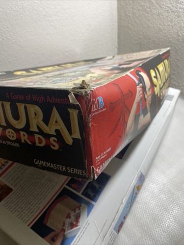 SAMURAI SWORDS gioco da tavolo (1995 Milton Bradley) -- Shogun -- *DAMAGE BOX**COSÌ COM'È* - Foto 7 di 24