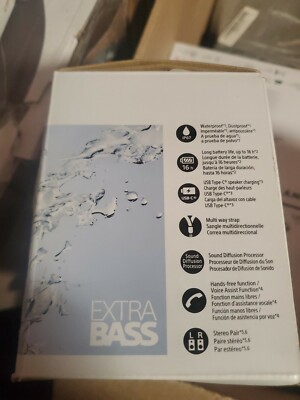 Sony SRS-XB13 Extra Bass Bluetooth SRSXB13 WaterProof message for color 4blk 2LB