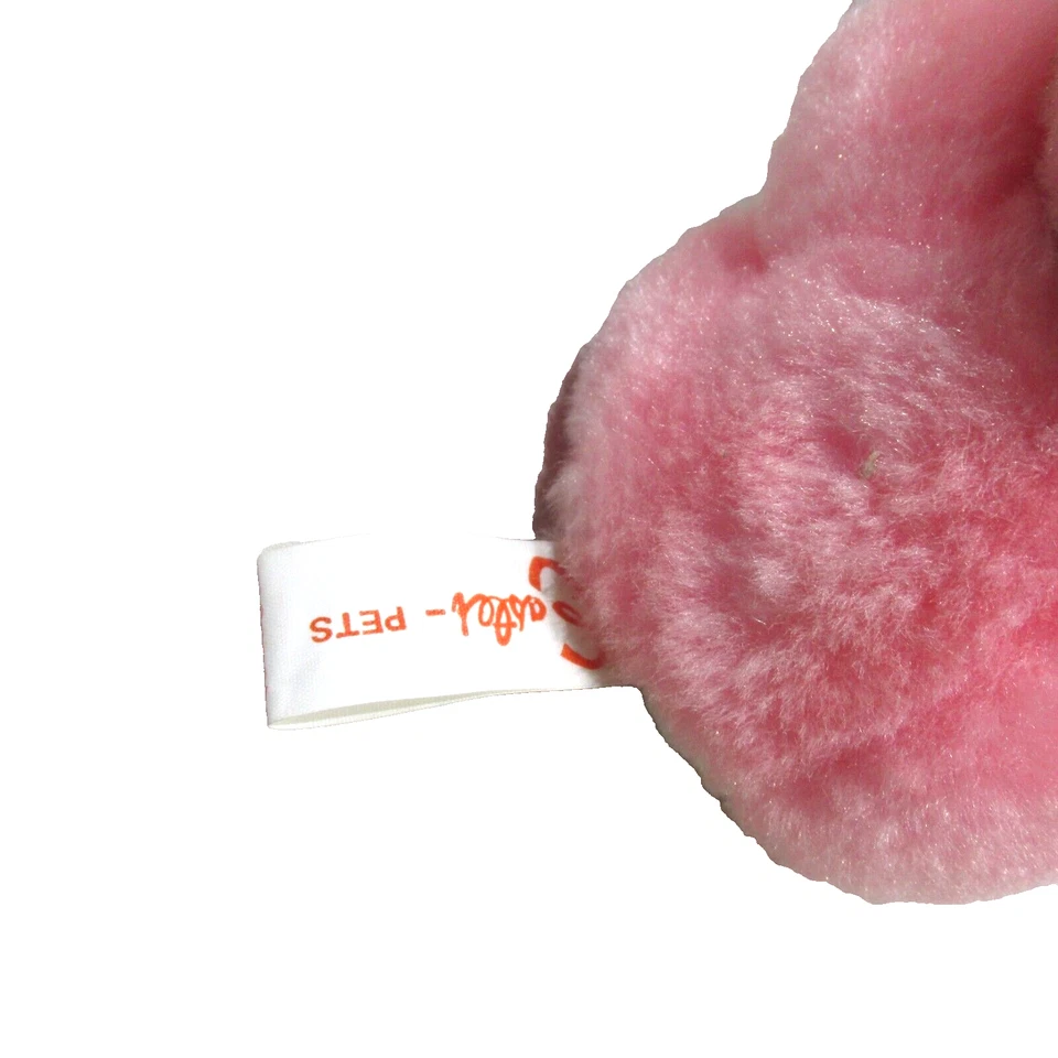 Vintage Easter Pets Plush Toy Pink Bunny 10" - Image 4 of 4