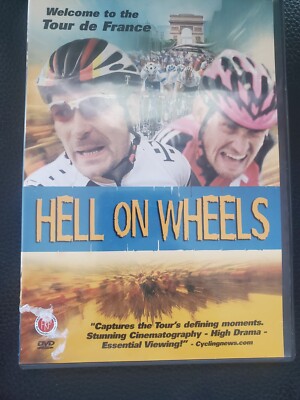 Hell on Wheels DVD IN NEAR MINT CONDITION!   (Tour de France)  - 123 MINUTES