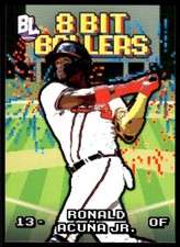 2023 TOPPS BIG LEAGUE 8 BIT BALLERS Ronald Acuna Jr. Atlanta Braves #4 R55