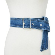 Donna Jeans Denim Corsetto Cintura per Pantaloni Abito Regolabile