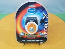 GPX Sport X Armband AM/FM Radio W/Belt Clip  Nylon Armband New