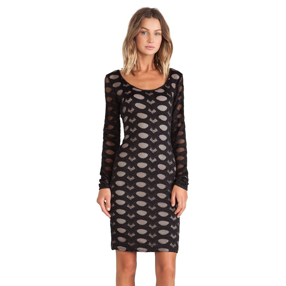 white christmas dresses Tanya Taylor // Black Cotton Cutout Midi Dress – VSP Consignment