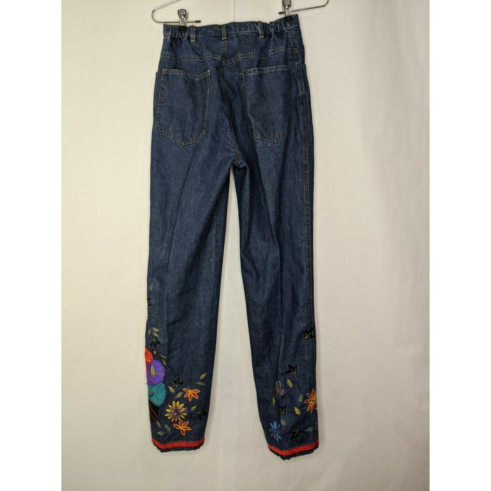 Chico's Design High Waisted Patchwork Embroidery … - image 6