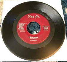 Nite Caps: Poinciana/Comin' In on a Wing... 45 Fan Jr. rare surf/hot rod HEAR