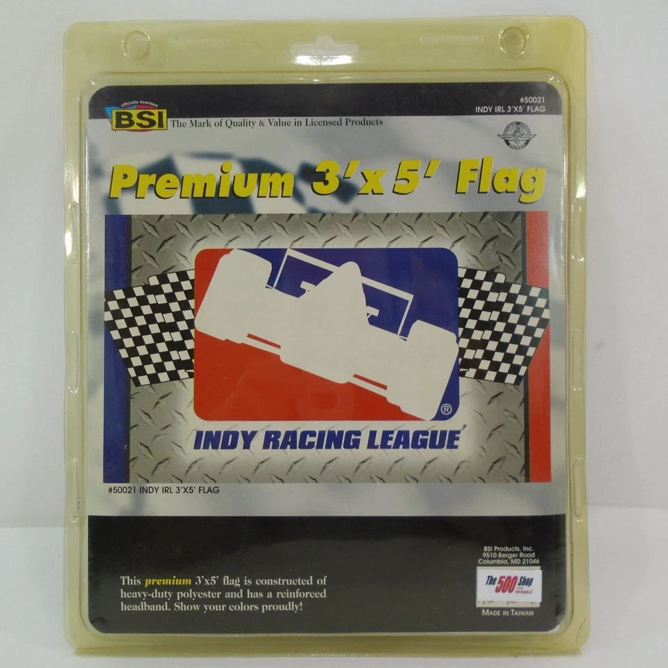 Indy Racing League коллекционный флаг 3 x 5 футов IRL баннер новый INDYCAR Indy 500 - Изображение 2 из 4