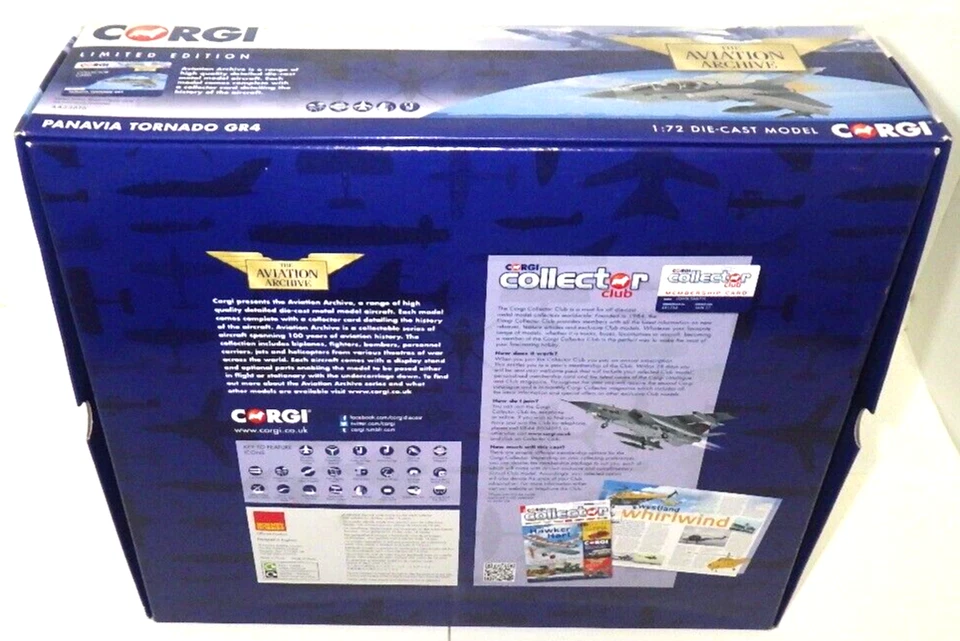 Corgi 33616 1/72 Panavia Tornado GR 4 Operazione Ellamy Libya 2011 da JPN Rara - Immagine 4 di 4
