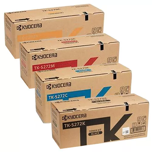 Arbeid Verhogen koppeling Kyocera P6230CDN (TK-5272) Standard Yield Toner Cartridge Set (BK/C/M/Y) | eBay Arbeid Verhogen koppeling Kyocera P6230CDN (TK-5272) Standard Yield Toner Cartridge Set (BK/C/M/Y) | eBay