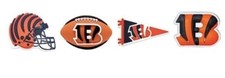Four 4 Cincinnati Bengals - Croc Charms /Jibbitz - NFL