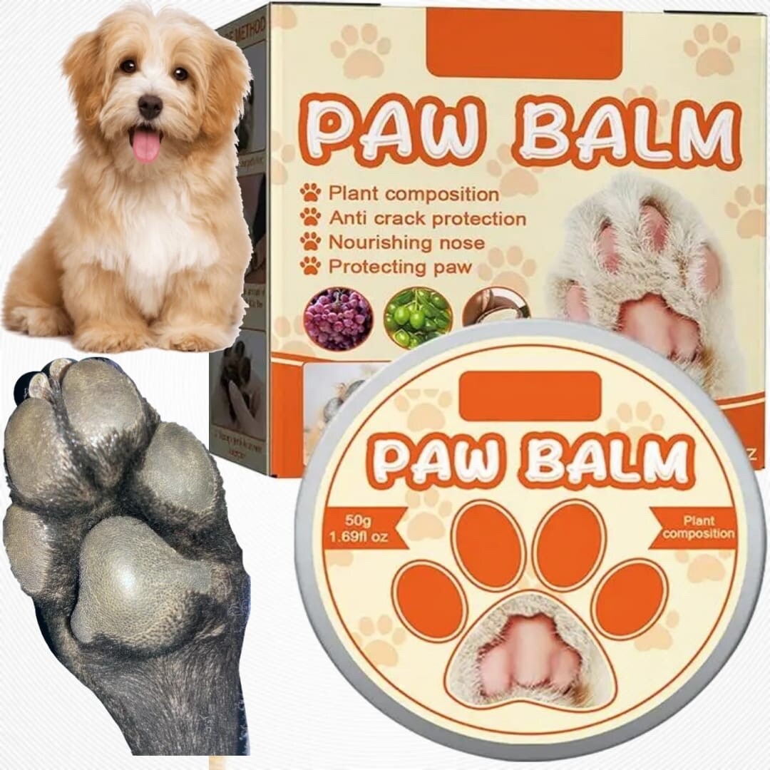 Natural Lick Safe Dog Paw Balm For Dogs Pets Cracked Paws Dry