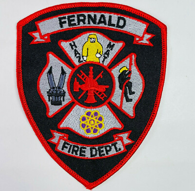 Fernald Nuclear Fire Hazmat Harrison Hamilton County Ohio OH Patch L7