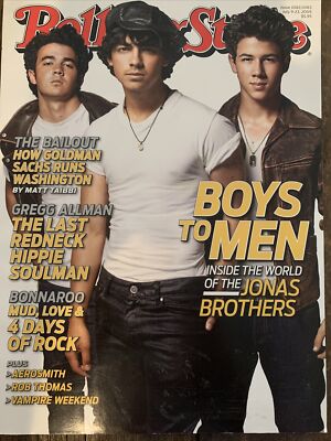 サイン入り　海外雑誌　Jonas Brothers サイン入り 海外雑誌 Jonas Brothers Cards-Merch-