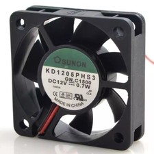 SUNON KD1205PHS3 5015 DC12V 0.7W 5CM 2-Wire Silent Cooling Fan