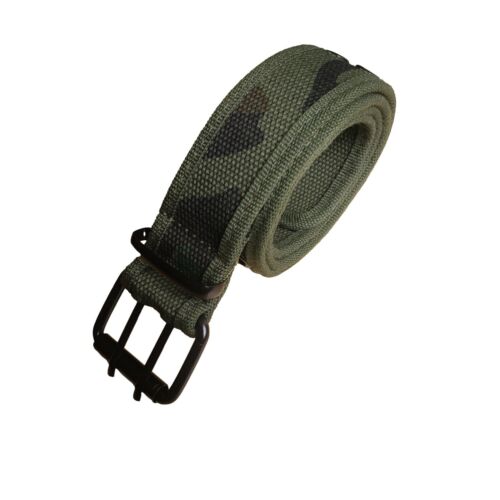 Canvas Camo Gürtel Doppel Öse Robust Herren Damen 100% Baumwolle Größe (XL)