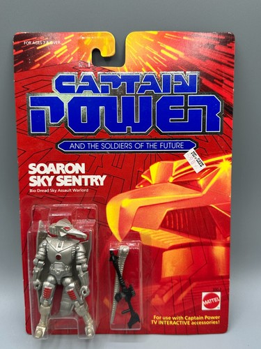 FIGURINE CAPTAIN POWER SOARON sky Sentry 1986 Lewis Galood Toys 10cm
