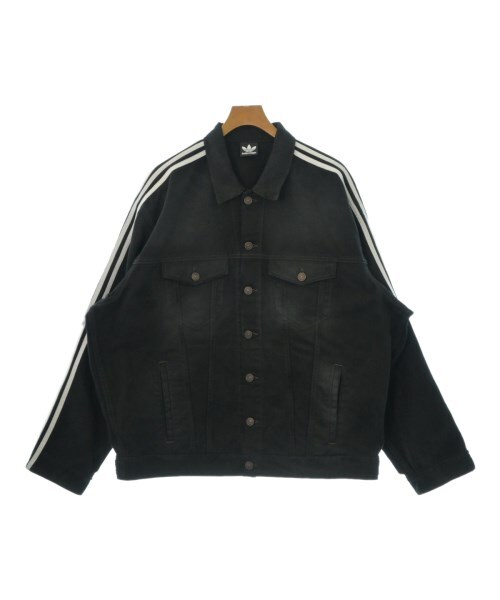 BALENCIAGA Denim Jacket BlackxWhite(Denim) L 2200520223028