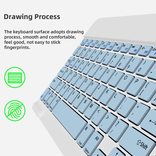 Wireless Bluetooth Keyboard+Mouse Combo Set For iPad iMac Android Phone Tablet - Picture 31 of 49