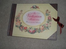 New -Victorian Memories Photo Album w/ Illustrated Cutouts for Photos- 23 pages