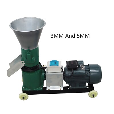 3MM 5MM Feed Pellet Machine150KG/H Poultry Feeding Pelletizer 220V(239408+239547