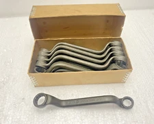 NOS Vintage Duro Indestro  No. 741 3/8 x 7/16 Short Off set box wrench *USA New*