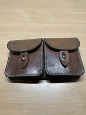 Cartouchière En Cuir Française Post WW2