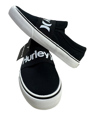 Hurley Mens/ Sammy Black Round Toe Low Top Slip On Loafers Sneaker/ Size 5 Hurley Mens/ Sammy Black Round Toe Low Top Slip On Loafers  main image 2