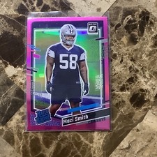2023 Donruss Mazi Smith Optic Preview Pink Prizm Rated Rookie #326 B-9