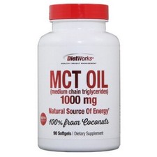 MCT Oil 1000 Mg 90 Softgels By DietWorks