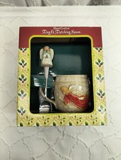 Kcare Hand Crafted Angel Christmas Mug with Christmas Angel Teaspoon IOB