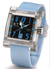 ELBA TEAM ET-380 Black/Blue LOCMAN WATCH, Italy,  NWOT, Boxed