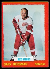 1973-74 Topps Gary Bergman #65 Detroit Red Wings HOCKEY