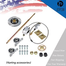32" For Go Kart ATV Live Rear Axle Kit Go-Kart Rear Axle Assembly w/o Chain 