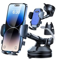 Car Phone Holder Dashboard windshield Rose Gold  Black. Read Description