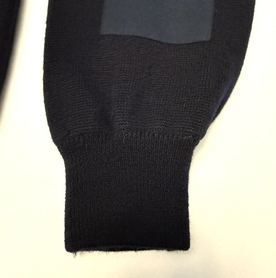 Barbour Storm Zip Neck Wool Sweater Fully Lined Men's Med - Image 4 of 4