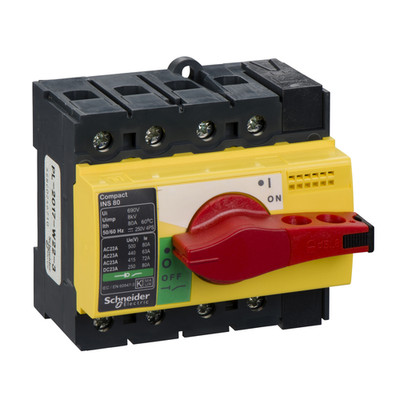 Schneider Electric 28921 INS80 4P 80A ROT